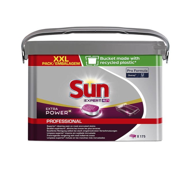 Vaatwastabletten Sun Pro Formula All-in-one extra power 175 stuks Vaatwastabletten Sun Pro Formula All-in-one extra power 175 stuks