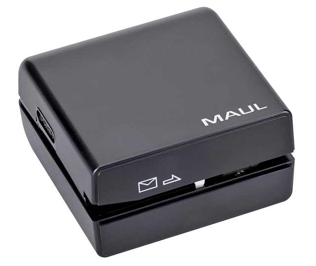 Briefopener MAUL Electrisch incl 4 batterijen 74x70x40mm blister