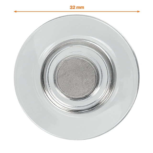 Glasbordmagneet Nobo extra sterk 32mm 10 stuks
