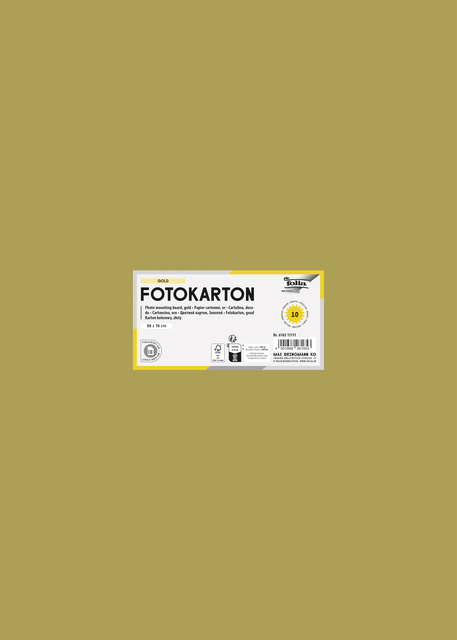 Fotokarton Folia 300gr 50x70cm 65 goud
