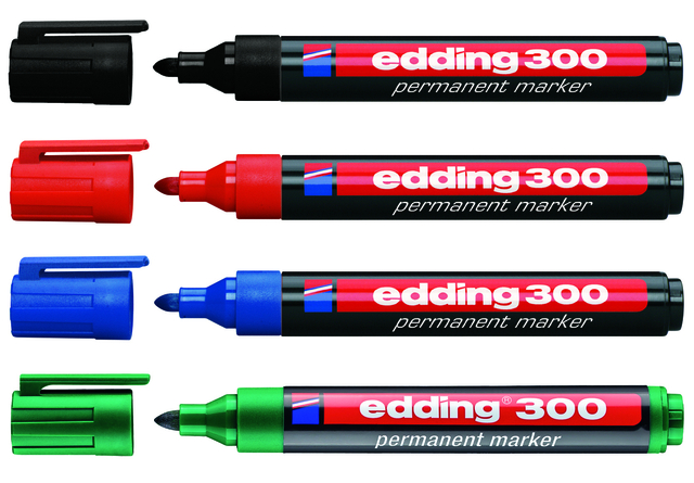 Viltstift edding 300 rond 1.5-3mm zwart Viltstift edding 300 rond 1.5-3mm zwart
