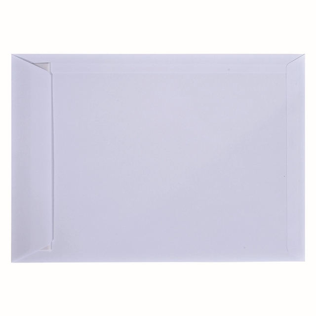 Envelop Hermes akte EB4 262x371mm zelfklevend wit pak à 25 stuks