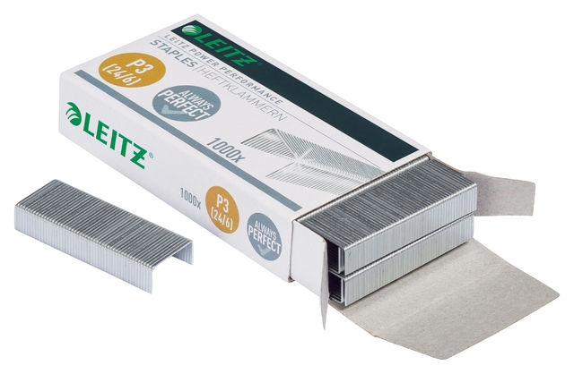Nieten Leitz 24/6 verzinkt 1000 stuks