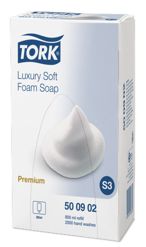 Tork Luxe Zachte Schuimzeep S3 4x800ml