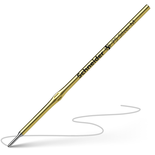goudkleurige pen, mechanische pen, Schneider pen, goudkleur, balpen