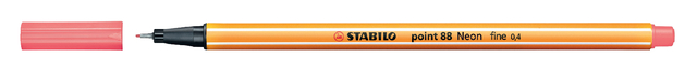 Fineliner STABILO point 88/040 fijn neon rood