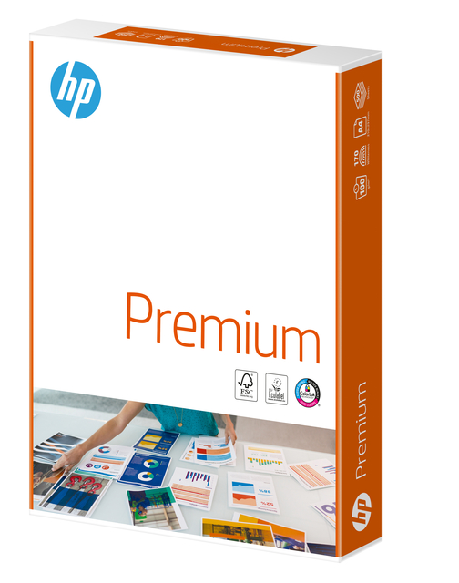 Kopieerpapier HP Premium A4 100gr wit 500 vel Kopieerpapier HP Premium A4 100gr wit 500 vel