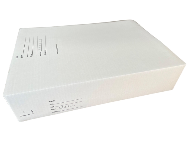 Postpakketbox IEZZY 5 430x300x90mm wit Postpakketbox IEZZY 5 430x300x90mm wit