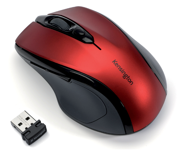 Muis Kensington pro fit draadloos rood