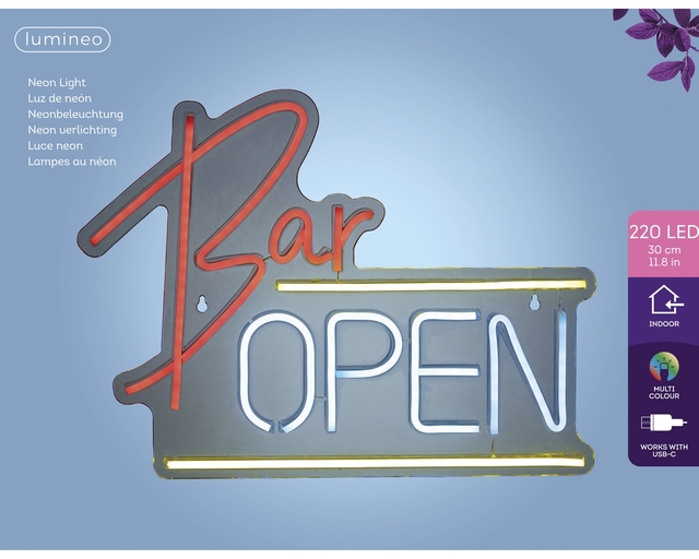 neon, bar, sign, open, barista?