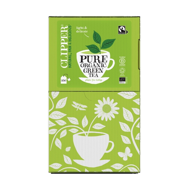 Thee Clipper green bio 250 zakjes Thee Clipper green bio 250 zakjes