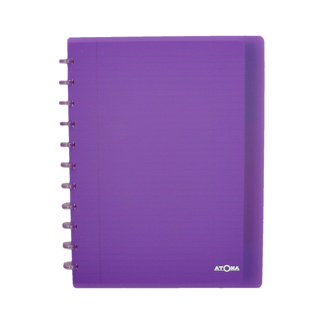 planner, notebook, ring-bound, purple, cover