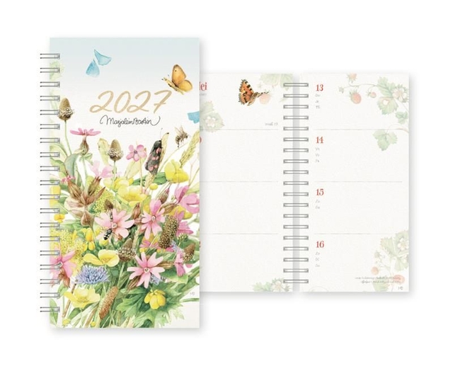 agendaplaner, agenda, bloemenprint, floral, ringband