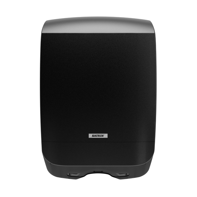 Handdoekdispenser Katrin medium zwart 77434 Handdoekdispenser Katrin medium zwart 77434