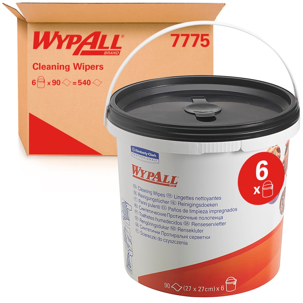 Kimberly Clark WypAll sopdoeken 90 vel doos 6 emmers