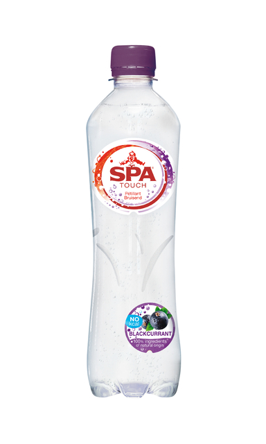 Water Spa Touch sparkling blackcurrant petfles 500ml Water Spa Touch sparkling blackcurrant petfles 500ml