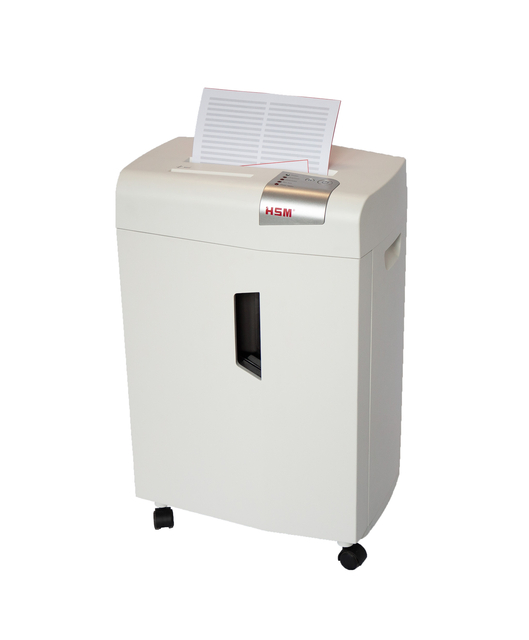 papiervernietiger, kantoormateriaal, document shredder, wit apparaat, mobiel/onderweg