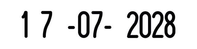 Datumstempel Trodat Printy 4820 cijfers zwart