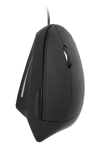 Muis Quantore ergonomisch bedraad USB-A zwart Muis Quantore ergonomisch bedraad USB-A zwart