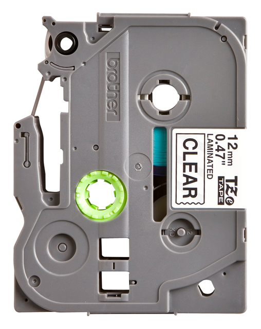 Labeltape Brother P-touch TZe-131 standaard 12mm zwart op transparant