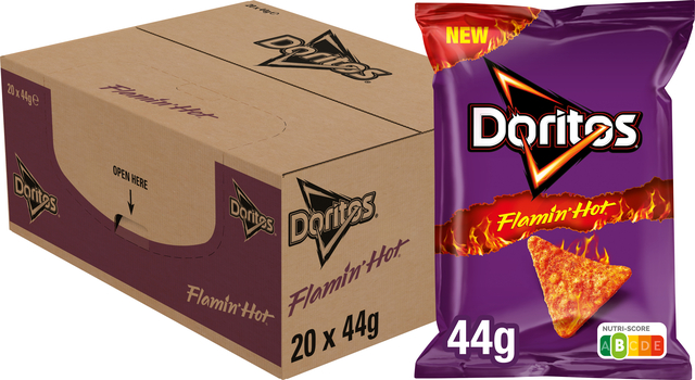 Doritos Flamin Hot zakje 44 gram Doritos Flamin Hot zakje 44 gram