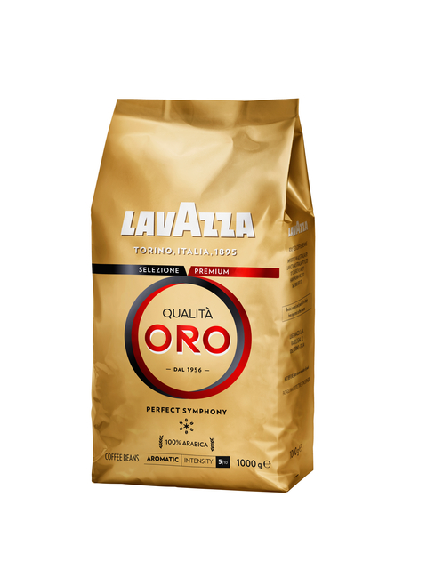 Koffie Lavazza bonen  Qualita Oro 1000gr Koffie Lavazza bonen  Qualita Oro 1000gr