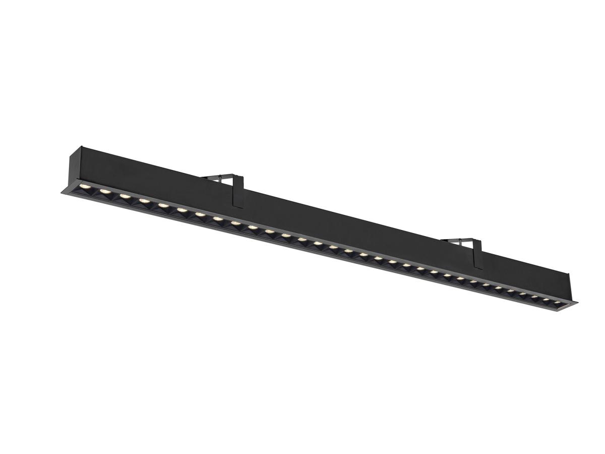 LED-balk, kroonlader, lineaire verlichting, donker, kabelloos