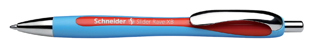 Balpen Schneider Slider Rave extra breed rood Balpen Schneider Slider Rave extra breed rood