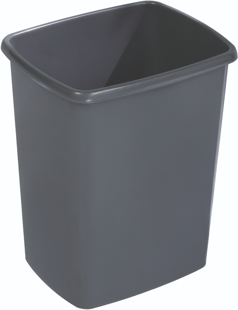 schuif, prullenbak, container, grijs, rectangulair