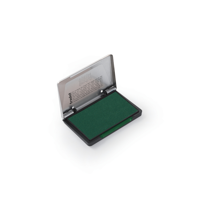 Inktkussen Trodat metaal 9051M 90x50mm groen