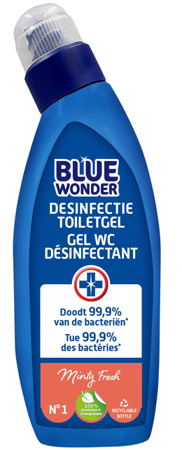 Toiletreinger Blue Wonder Desinfectie gel 750ml Toiletreinger Blue Wonder Desinfectie gel 750ml
