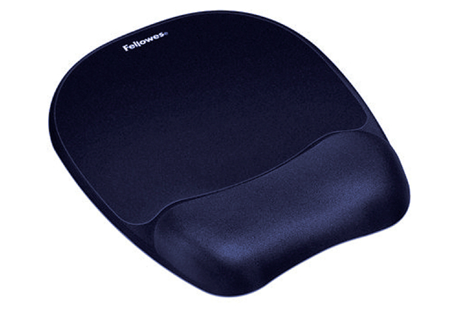 Muismat met polssteun Fellowes Memoryfoam saffierblauw Muismat met polssteun Fellowes Memoryfoam saffierblauw