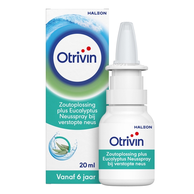 neusspoeling, neusspray, Otrivin, Zoutoplossing, Eucalyptus