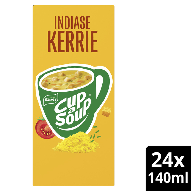 Cup-a-Soup Knorr Indiase kerrie 24x140ml Cup-a-Soup Knorr Indiase kerrie 24x140ml