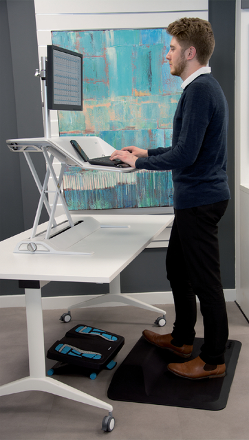 Vloermat Fellowes voetensteun Activefusion zwart Vloermat Fellowes voetensteun Activefusion zwart