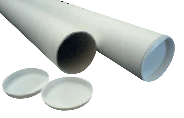 Verzendkoker CleverPack A0 850x50x1.5 met doppen wit pak à 20 stuks Verzendkoker CleverPack A0 850x50x1.5 met doppen wit pak à 20 stuks