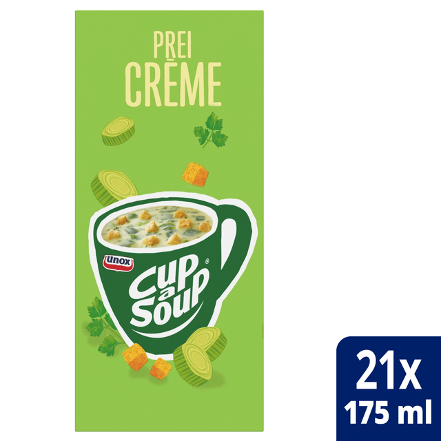 Cup-a-Soup Unox prei-crème 21x175ml Cup-a-Soup Unox prei-crème 21x175ml
