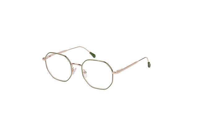 Leesbril I Need You +2.50 dpt Yoko groen-goud