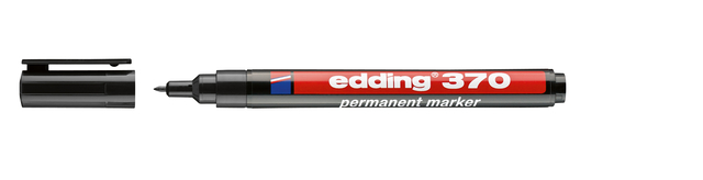 Viltstift edding 370 rond 1mm zwart Viltstift edding 370 rond 1mm zwart