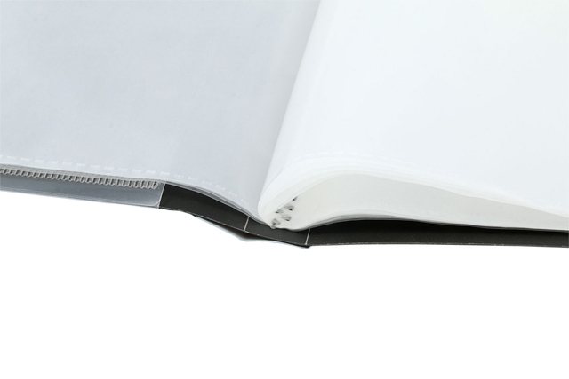 Showmap Opus 2 frontview A5 20-tassen antraciet
