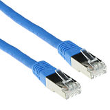 ACT Blauw 15 meter LSZH SFTP CAT6 patchkabel met RJ45 connectoren