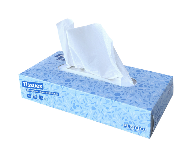 Facial tissues Cleaninq 2-laags 100stuks Facial tissues Cleaninq 2-laags 100stuks