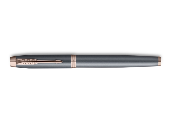 ballpoint, pen, metallic, gray, rose-gold