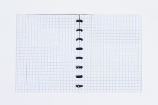 notebook, spiral notebook, grafiekpapier, grid, gelijnd papier