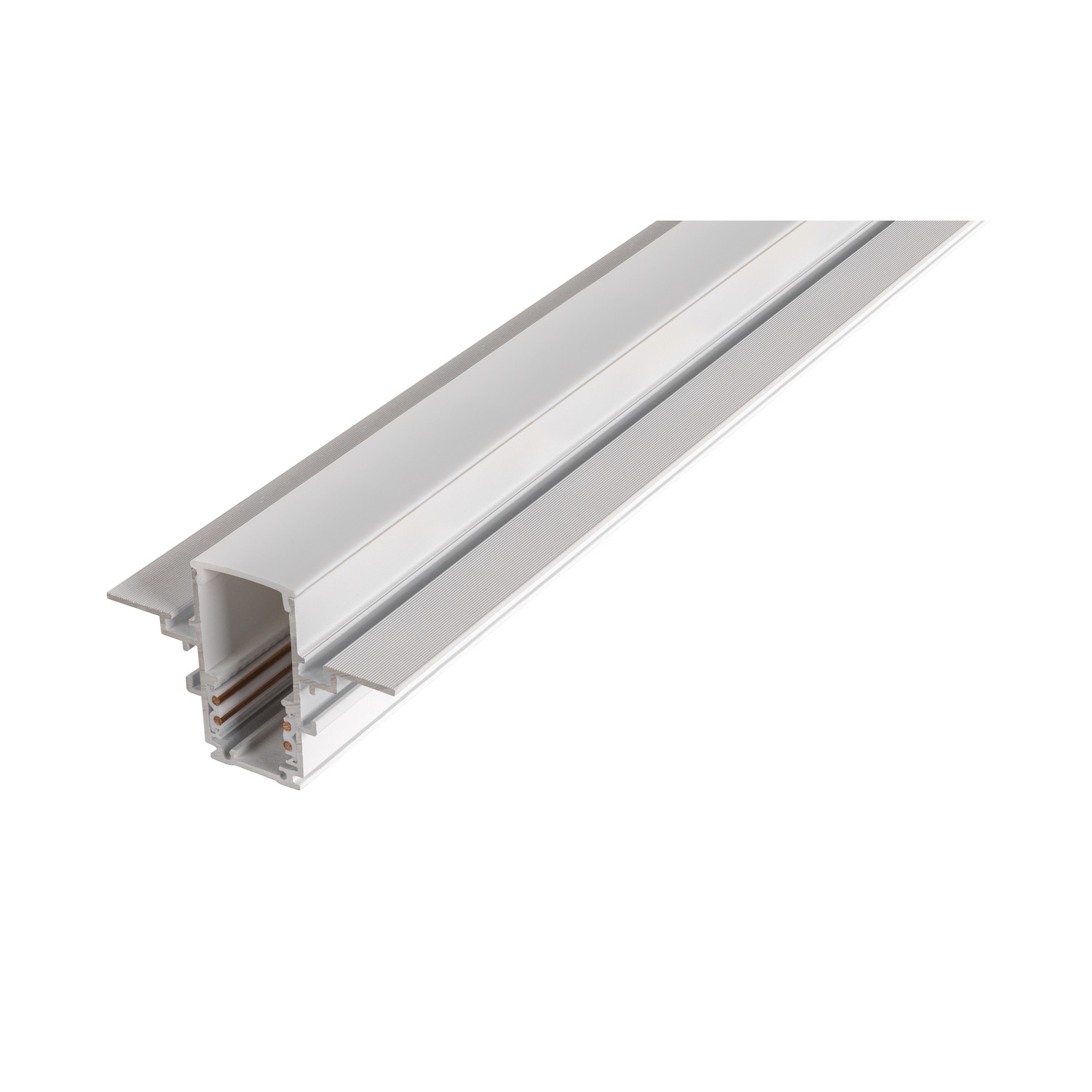 1m inbouwrail, 48V TRACK, wit, DALI