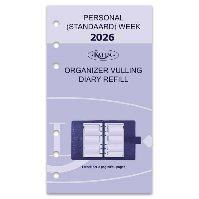 Agendavulling 2026 Kalpa Personal 7dagen/2pagina's Agendavulling 2026 Kalpa Personal 7dagen/2pagina's