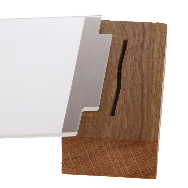 plastic, clear, slotted, wood, holder