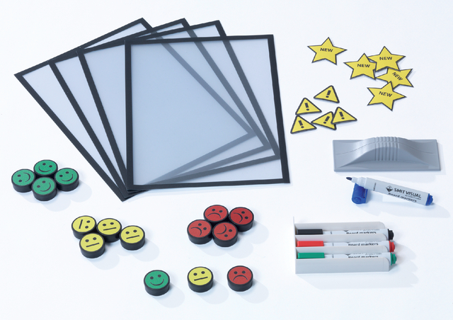 Verbeterbord + starterkit visual management 90x120cm