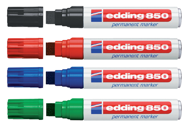 Viltstift edding 850 blok 5-16mm blauw