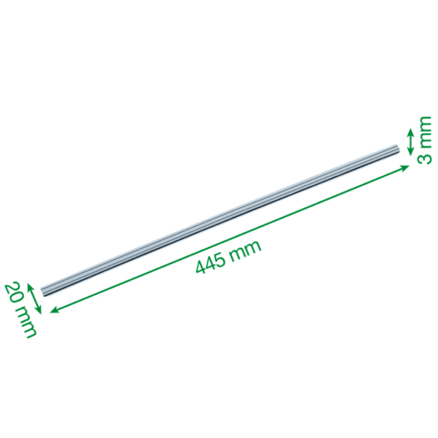 Mesgeleider voor rolsnijmachine Leitz Precision Office A4+ 2 stuks